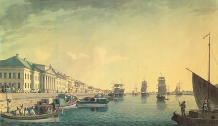 Das englische Ufer bei der Senatsversammlung, 1801